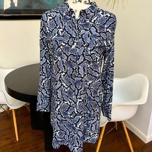 Banana Republic Snake Print Dress. Size 12
